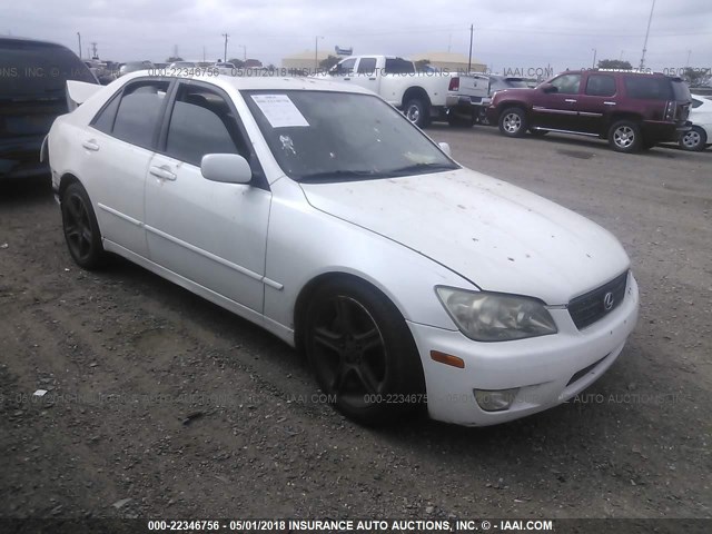 JTHBD192320054336 - 2002 LEXUS IS 300 WHITE photo 1