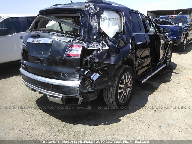 1GKKRTKD8EJ298934 - 2014 GMC ACADIA DENALI BLACK photo 4