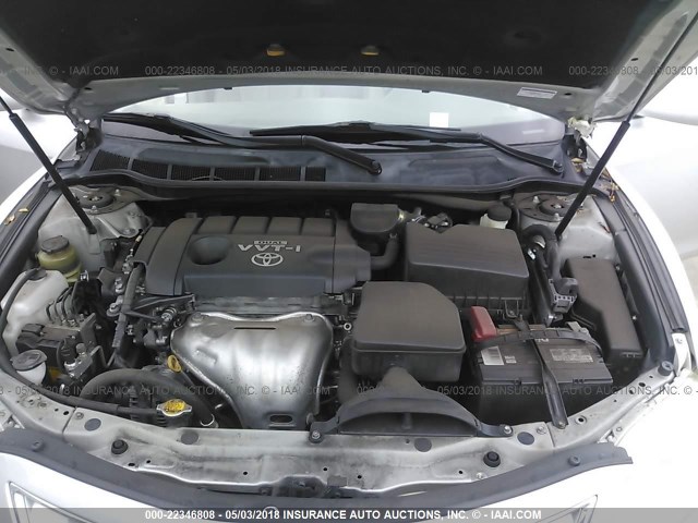 JTNBF3EK1A3001916 - 2010 TOYOTA CAMRY SE/LE/XLE 银色 照片 10