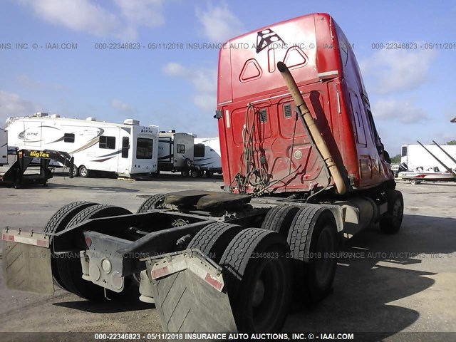1FUJGLDR79LAJ0073 - 2009 FREIGHTLINER CASCADIA 125  RED photo 4