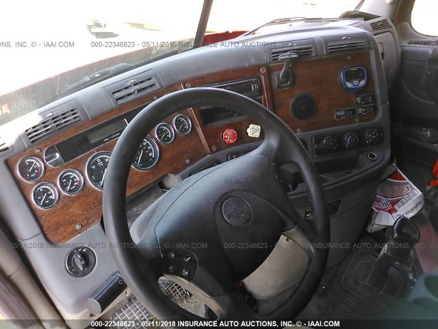 1FUJGLDR79LAJ0073 - 2009 FREIGHTLINER CASCADIA 125  RED photo 5