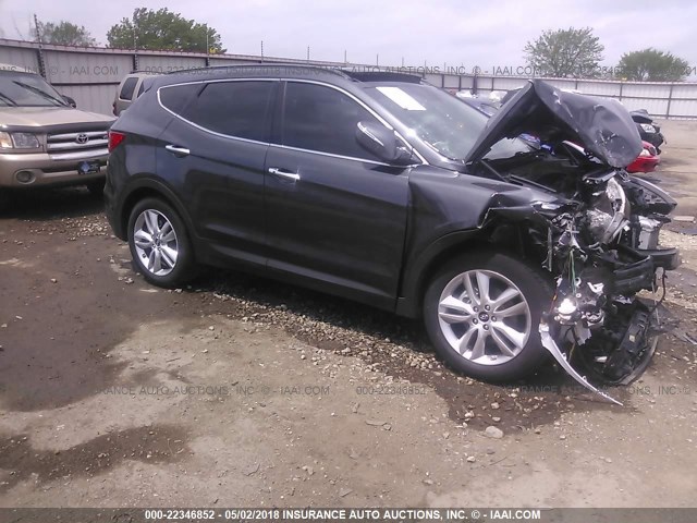 5XYZWDLA6GG368978 - 2016 HYUNDAI SANTA FE SPORT  GRAY photo 1