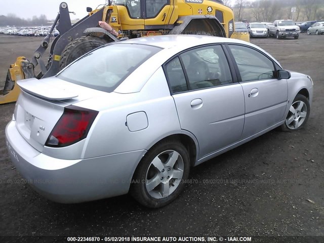 1G8AL55B86Z126978 - 2006 SATURN ION LEVEL 3 SILVER photo 4