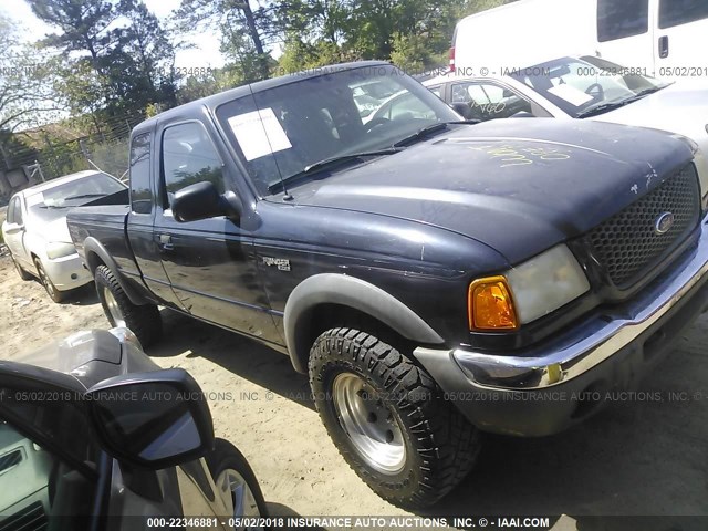 1FTZR15E01PA70498 - 2001 FORD RANGER SUPER CAB GREEN photo 1