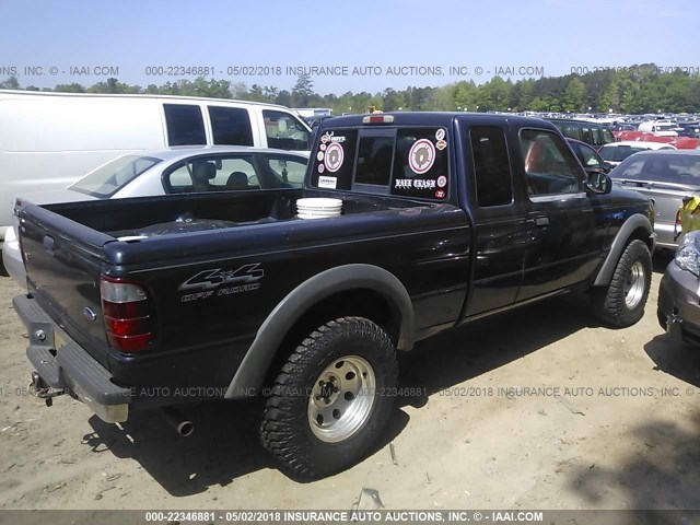 1FTZR15E01PA70498 - 2001 FORD RANGER SUPER CAB GREEN photo 4