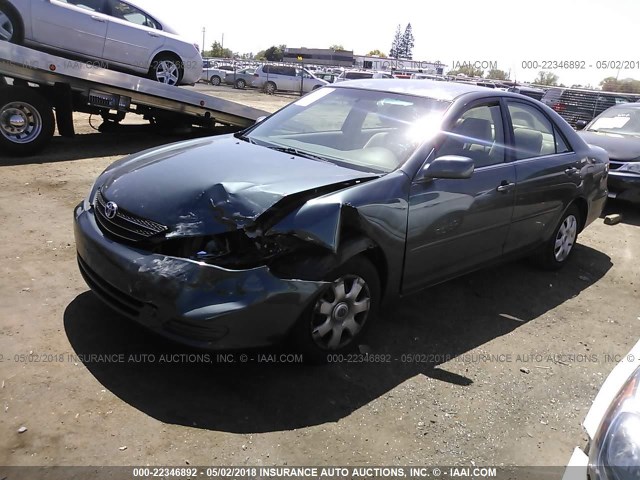 4T1BE30K33U162128 - 2003 TOYOTA CAMRY LE/XLE/SE Жасыл фото 2
