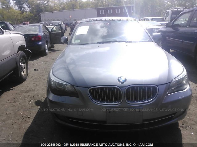 WBANV93548CZ70122 - 2008 BMW 535 XI GRAY photo 6