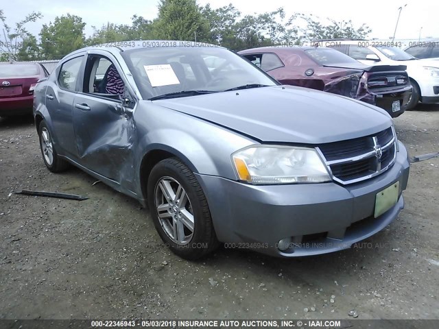 1B3LC56K58N131273 - 2008 DODGE AVENGER SXT GRAY photo 1