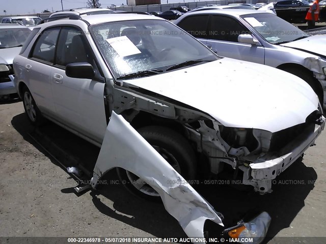 JF1GG61657H814355 - 2007 SUBARU IMPREZA 2.5I WHITE photo 1