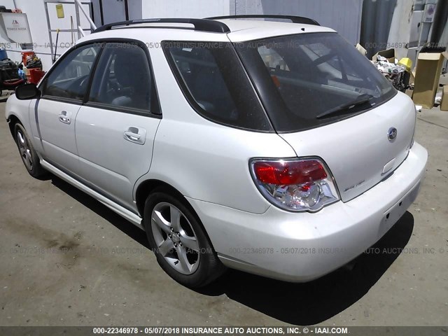 JF1GG61657H814355 - 2007 SUBARU IMPREZA 2.5I WHITE photo 3