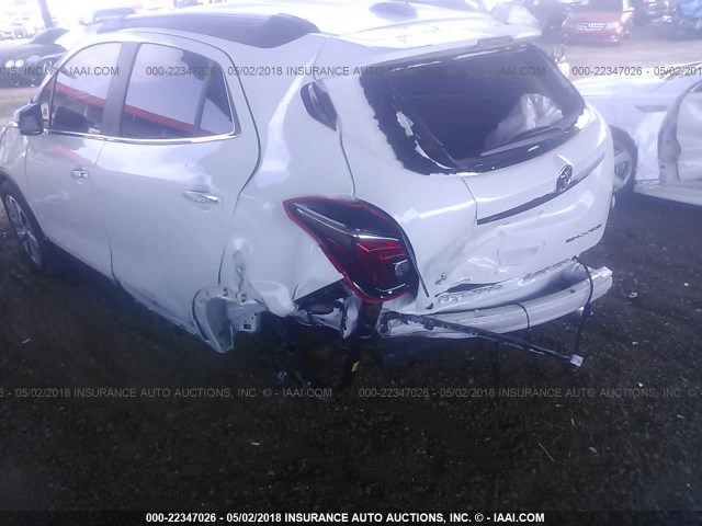 KL4CJASB3JB627287 - 2018 BUICK ENCORE PREFERRED WHITE photo 6