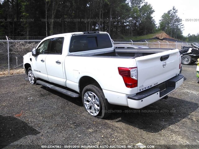 1N6AA1F27GN511831 - 2016 NISSAN TITAN XD SL/PLATINUM RESERVE/SV WHITE photo 3