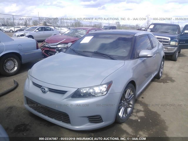 JTKJF5C70B3019750 - 2011 TOYOTA SCION TC 灰色 照片 2