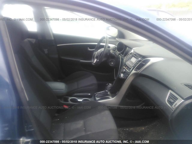 KMHD35LH1FU241893 - 2015 HYUNDAI ELANTRA GT 蓝色 照片 5