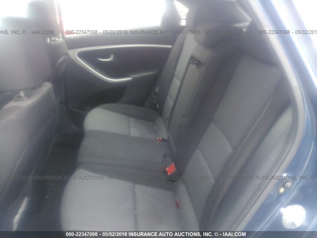 KMHD35LH1FU241893 - 2015 HYUNDAI ELANTRA GT 蓝色 照片 8