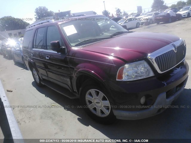 5LMFU28R84LJ32000 - 2004 LINCOLN NAVIGATOR BURGUNDY photo 1