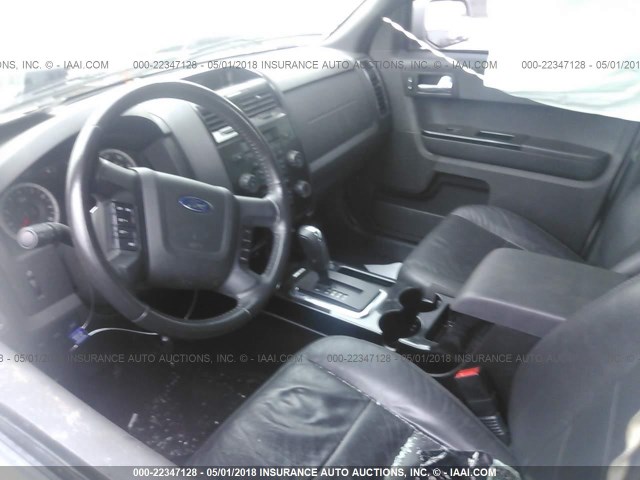 1FMCU9EG0CKC27236 - 2012 FORD ESCAPE LIMITED WHITE photo 5