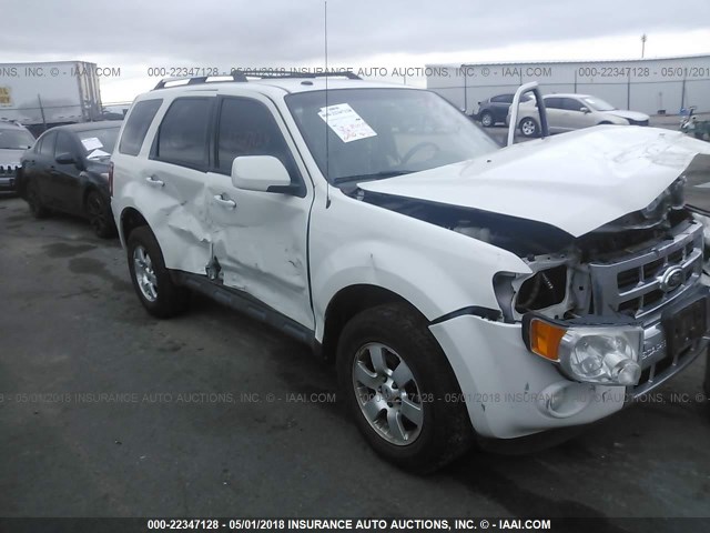 1FMCU9EG0CKC27236 - 2012 FORD ESCAPE LIMITED WHITE photo 6