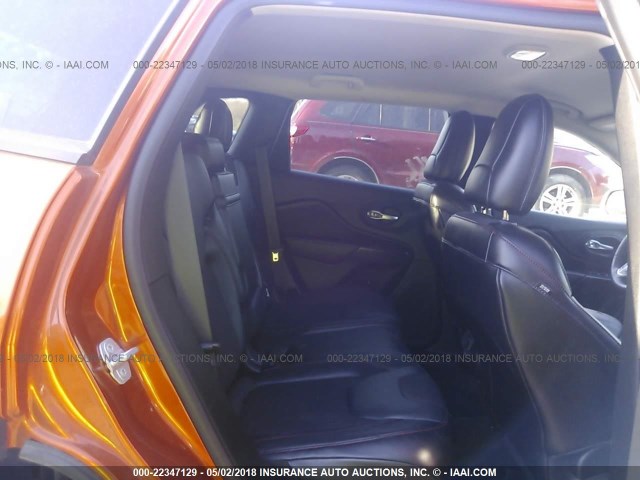 1C4PJMBB7FW544986 - 2015 JEEP CHEROKEE TRAILHAWK 橙色 照片 8