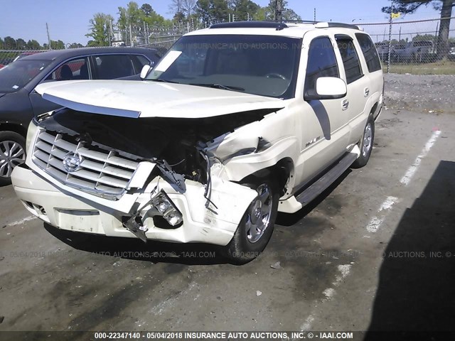 1GYEK63N42R309263 - 2002 CADILLAC ESCALADE LUXURY Krem foto 2