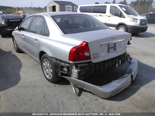 YV1TS592851403003 - 2005 VOLVO S80 2.5T GRAY photo 3