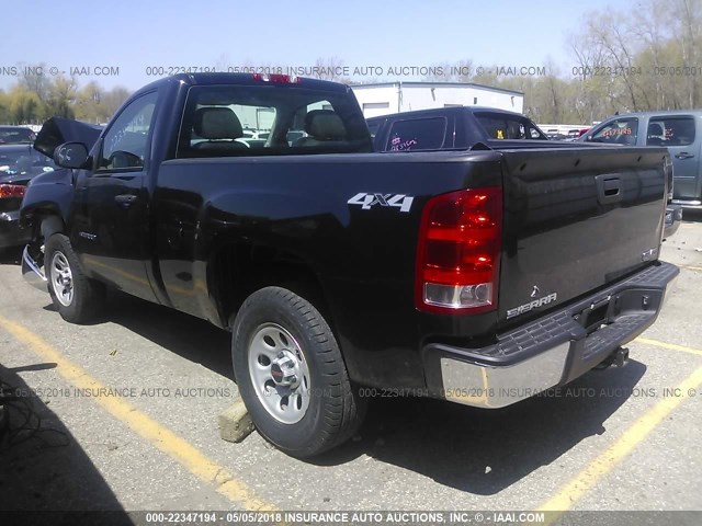 1GTN2TEA6DZ390199 - 2013 GMC SIERRA K1500 BLACK photo 3