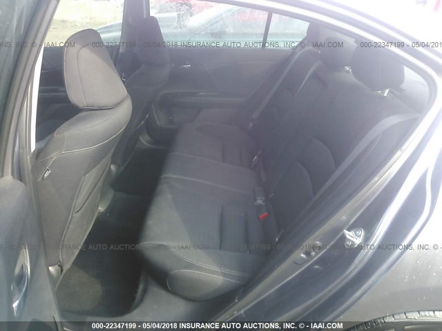 1HGCR2F58FA230603 - 2015 HONDA ACCORD SPORT GRAY photo 8