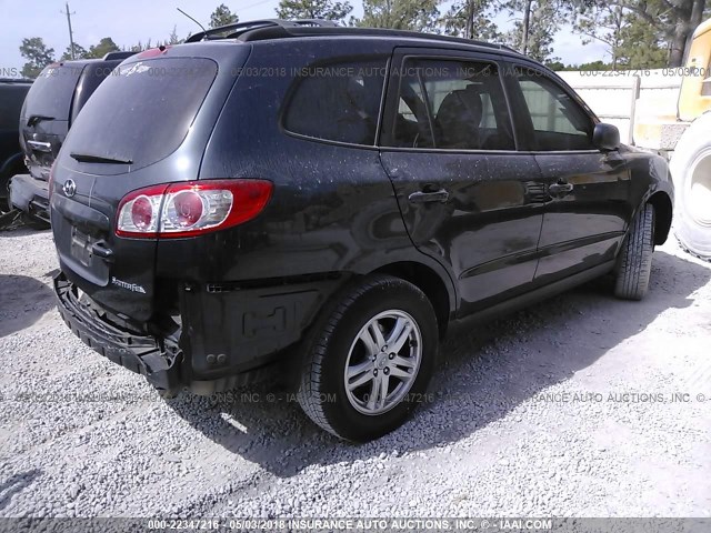 5XYZG3AB8BG041042 - 2011 HYUNDAI SANTA FE GLS GRAY photo 4