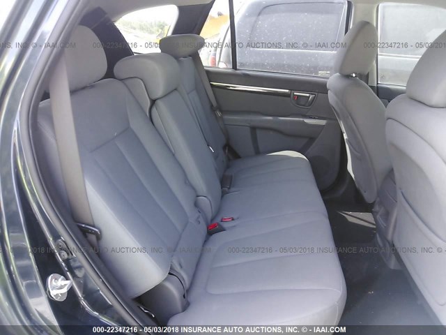 5XYZG3AB8BG041042 - 2011 HYUNDAI SANTA FE GLS GRAY photo 8