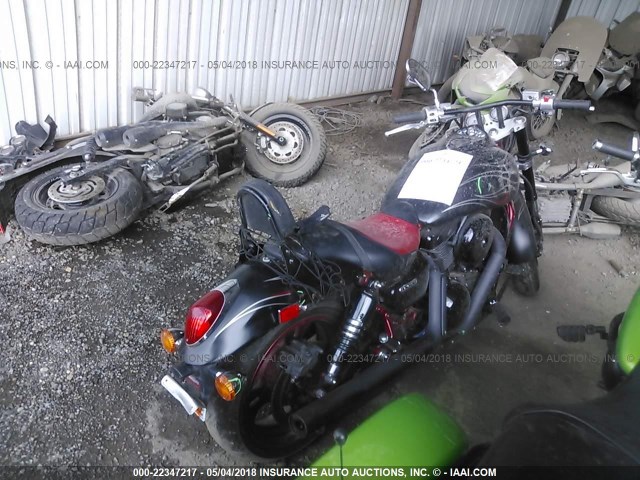 JKBVNKB187A015042 - 2007 KAWASAKI VN1600 B RED photo 4