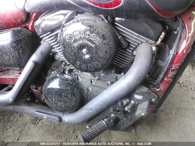 JKBVNKB187A015042 - 2007 KAWASAKI VN1600 B RED photo 8