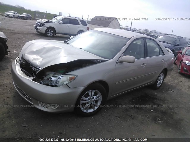 4T1BF32K75U616314 - 2005 TOYOTA CAMRY LE/XLE/SE Qızıl foto 2