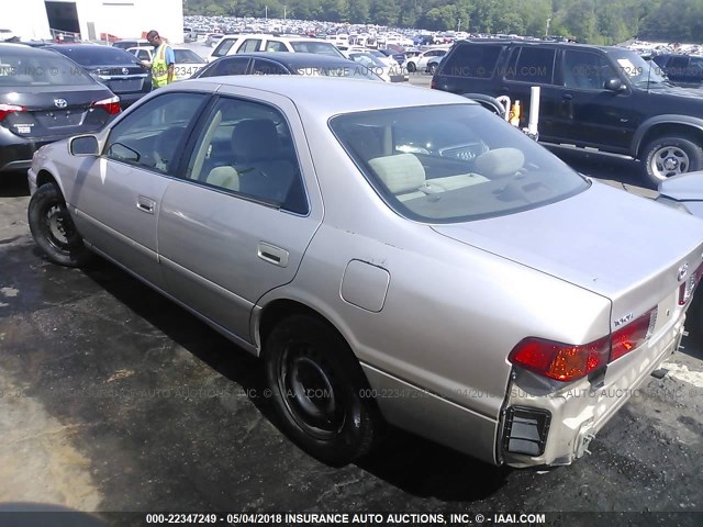 4T1BG22K51U106142 - 2001 TOYOTA CAMRY CE/LE/XLE GOLD photo 3