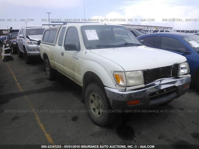 4TAWN72N5VZ308938 - 1997 TOYOTA TACOMA XTRACAB WHITE photo 1