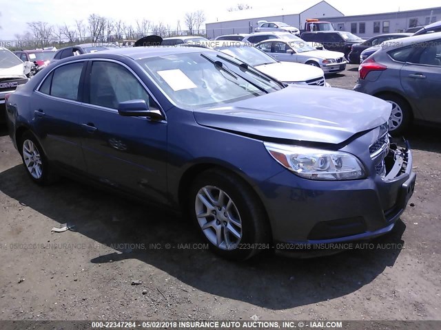 1G11D5SR6DF171400 - 2013 CHEVROLET MALIBU 1LT BLUE photo 1
