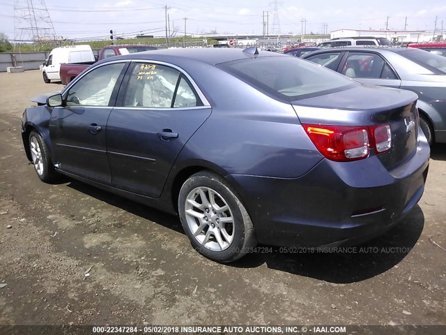 1G11D5SR6DF171400 - 2013 CHEVROLET MALIBU 1LT BLUE photo 3