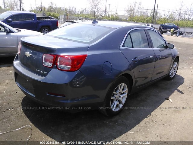 1G11D5SR6DF171400 - 2013 CHEVROLET MALIBU 1LT BLUE photo 4