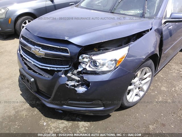 1G11D5SR6DF171400 - 2013 CHEVROLET MALIBU 1LT BLUE photo 6