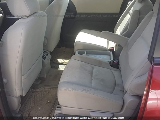 JM1CR2W32A0360372 - 2010 MAZDA 5 RED photo 8