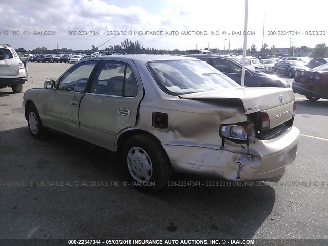JT2BG12K6T0402420 - 1996 TOYOTA CAMRY DX/LE/XLE თაფლისფერი ფოტო 3