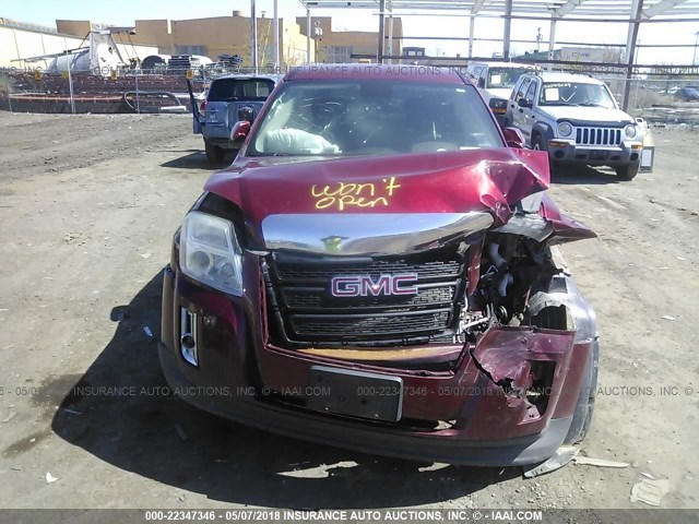 2GKALMEK7C6330814 - 2012 GMC TERRAIN SLE MAROON photo 10