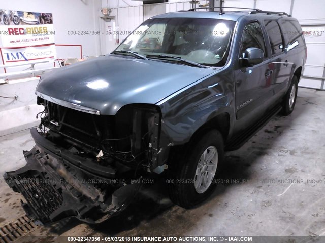 1GKFK16318J124090 - 2008 GMC YUKON XL K1500 GRAY photo 2