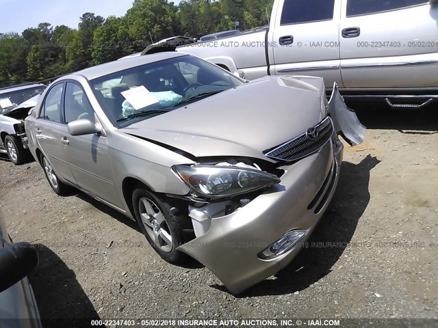 4T1BF32K62U508097 - 2002 TOYOTA CAMRY LE/XLE/SE თაფლისფერი ფოტო 1