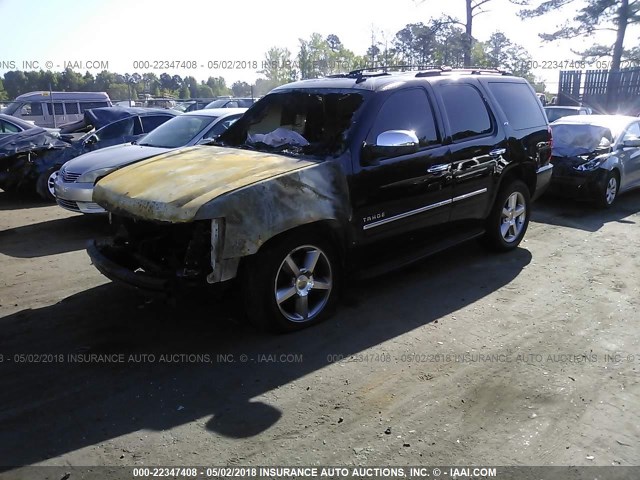 1GNSKCE08ER103657 - 2014 CHEVROLET TAHOE K1500 LTZ BLACK photo 2