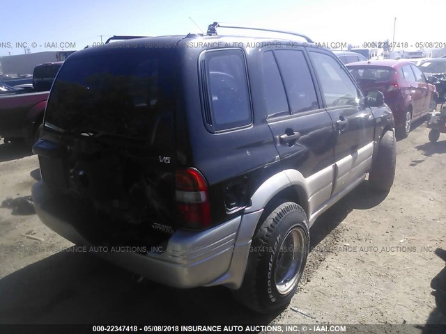 JS3TD62V8X4112207 - 1999 SUZUKI GRAND VITARA JX/JLX BLACK photo 4