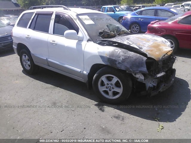 KM8SC13D75U934902 - 2005 HYUNDAI SANTA FE GLS/LX WHITE photo 1