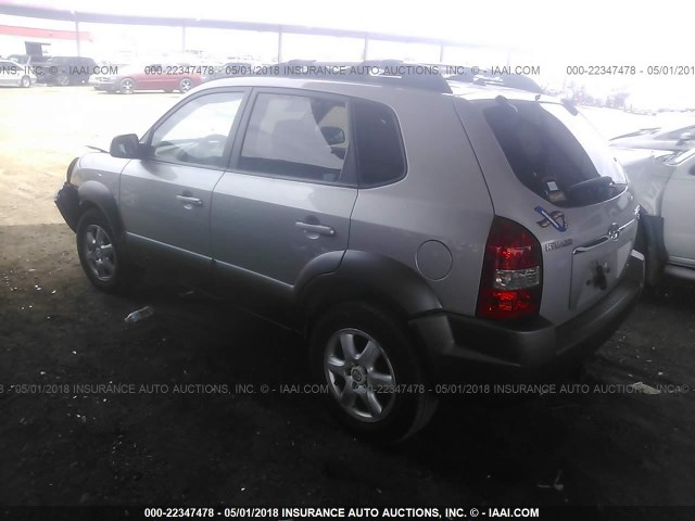 KM8JN72D35U149996 - 2005 HYUNDAI TUCSON GLS/LX GRAY photo 3