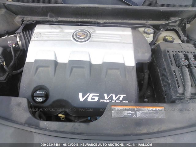 3GYFNEEY1AS598420 - 2010 CADILLAC SRX PERFORMANCE COLLECTION Қара фото 10