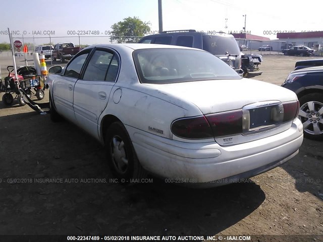 1G4HR54K1YU123159 - 2000 BUICK LESABRE LIMITED WHITE photo 3