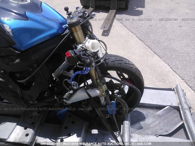 JS1GN7EA482103278 - 2008 SUZUKI GSX-R600 BLUE photo 5